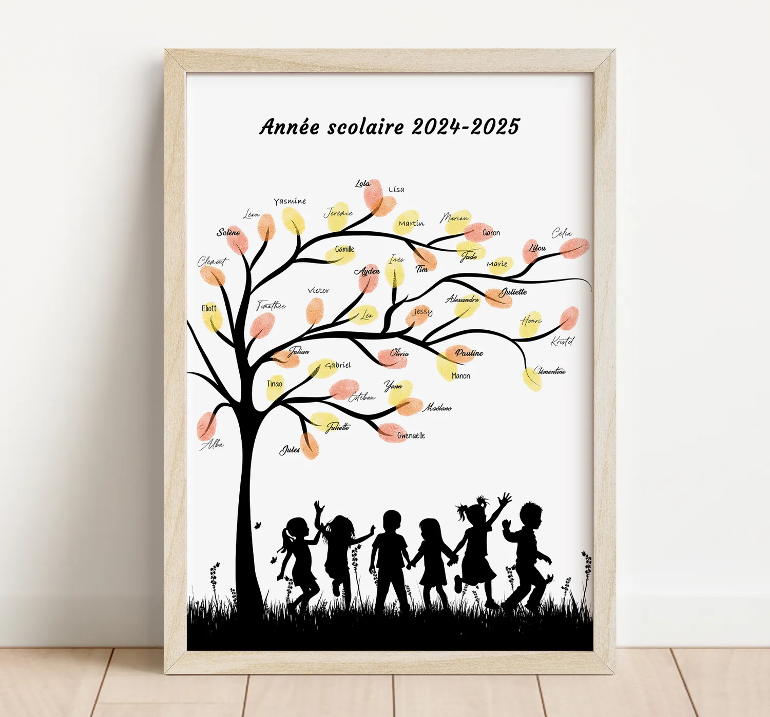 Papeterie Créative Arbre à Empreintes Souvenir de Classe école