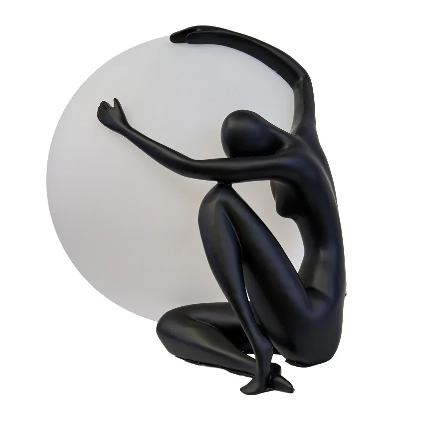 Lacorne Décoration Hüga T6101 lampe 36 cm tissu