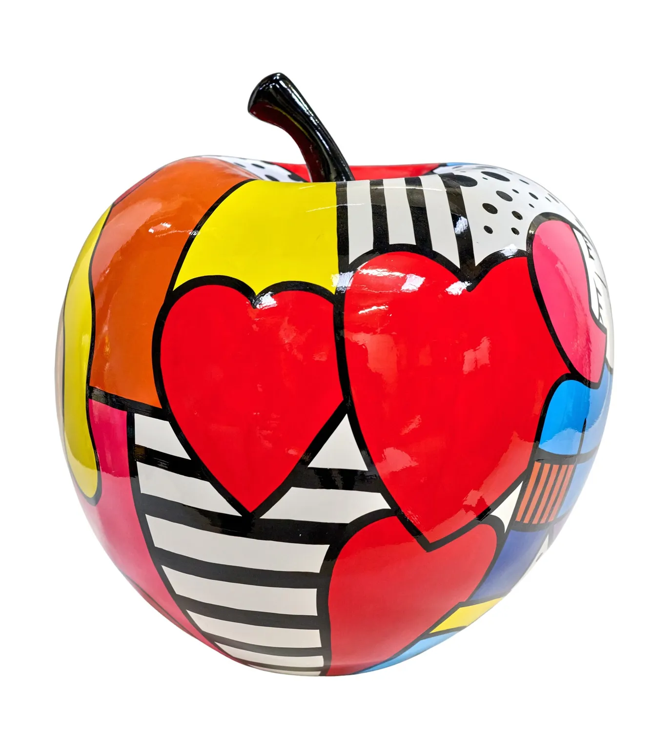 Lacorne Décoration D361 pomme sculpture 50 cm fruit déco