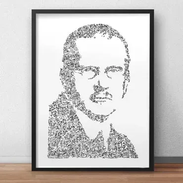 DrawInside Carl Jung affiche A4 21x30 cm psychologie