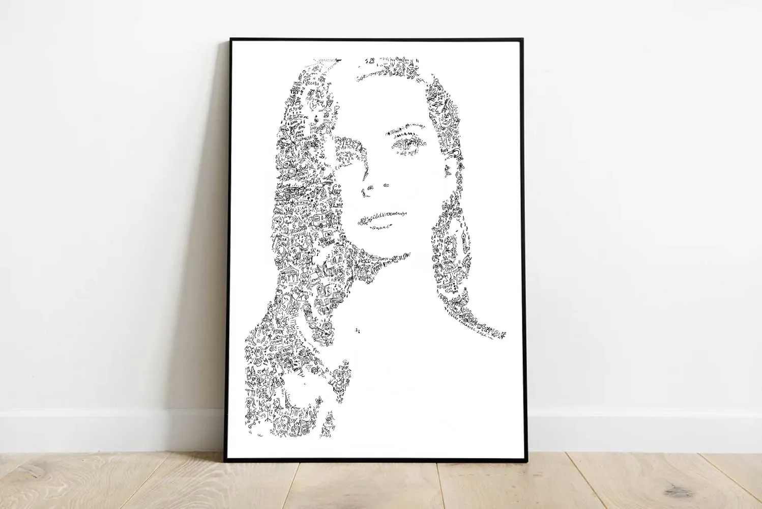 DrawInside Lana Del Rey affiche A4 21x30 cm musique
