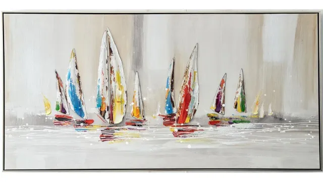 Lacorne Décoration 19684 Catamarans tableau 70x140 papier épais