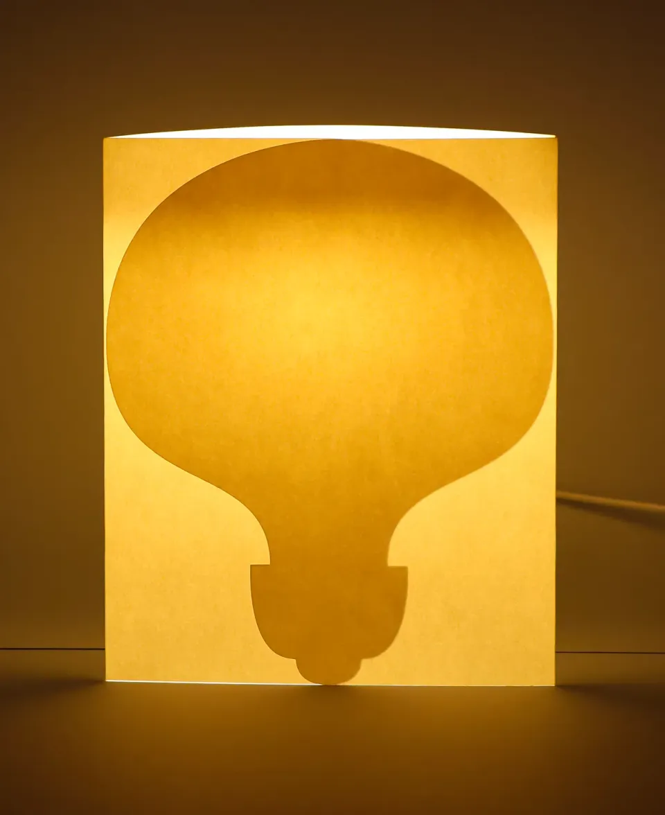 Risette Hide & Switch Bulb lampe papier 25 cm