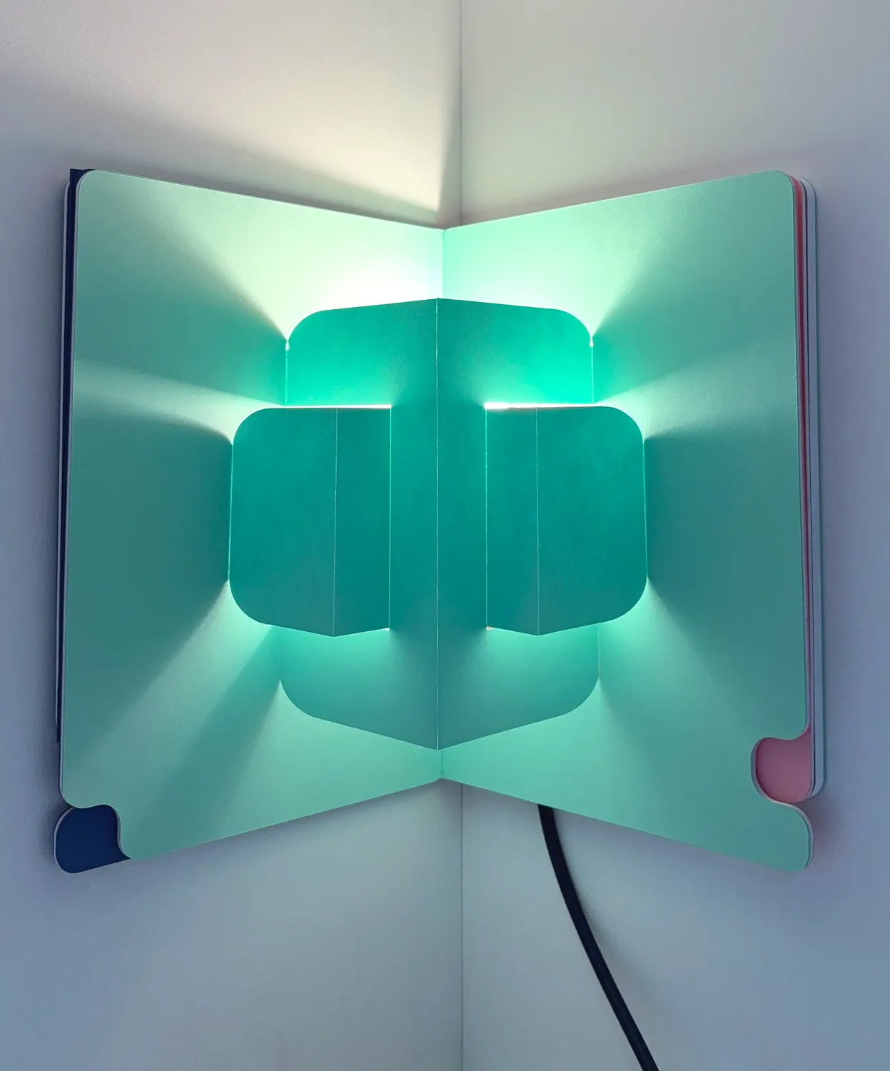 Risette Pop Up Lamp 2 lampe d'angle carton