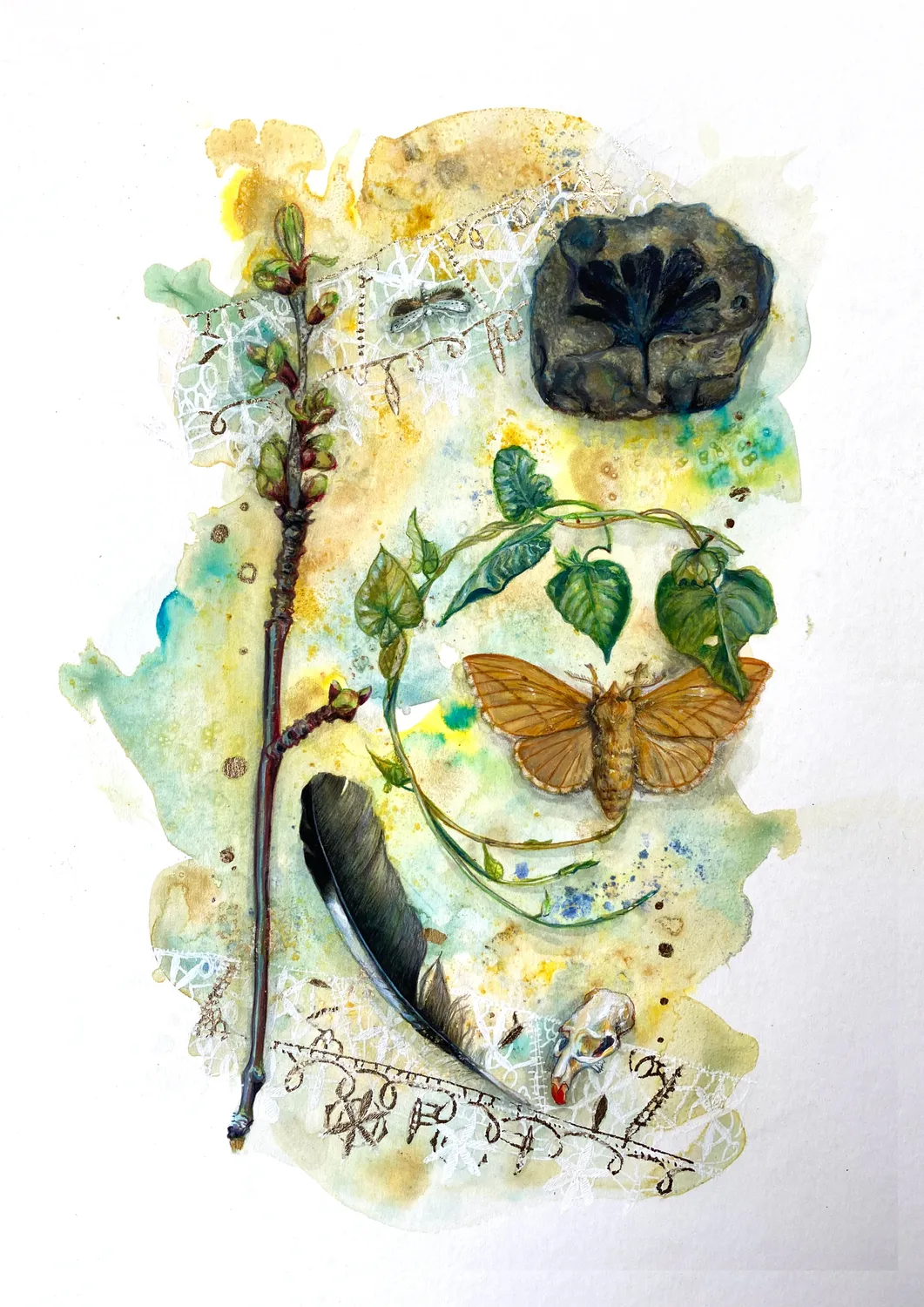 Helena Perry Everyday Magic Spell for Endurance peinture 29x41