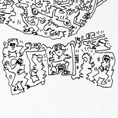 DrawInside Psy affiche 30x30 cm Gangnam Style