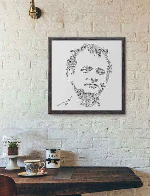 DrawInside Bill Murray Ghostbusters affiche 30x30 cm signée
