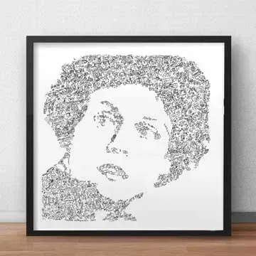 DrawInside Ellen Ripley affiche 30x30 cm papier mat