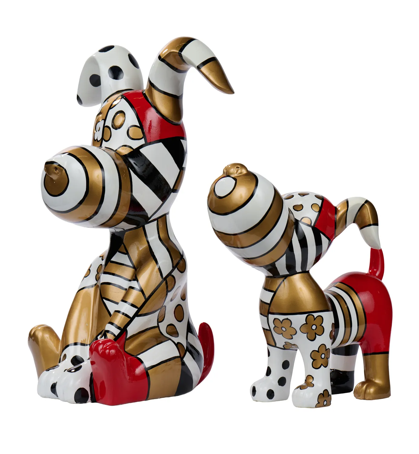 Lacorne Decoration D416 Pop Dog Duo sculptures 45/30 cm