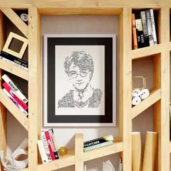 DrawInside Harry Potter affiche film papier mat à encadrer