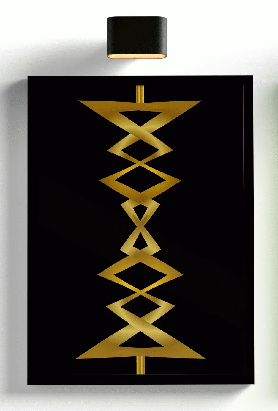 Celineclic And Create Mon Beau Sapin affiche 20x30 fond noir