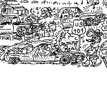 DrawInside Chevrolet El Camino affiche A4 papier mat