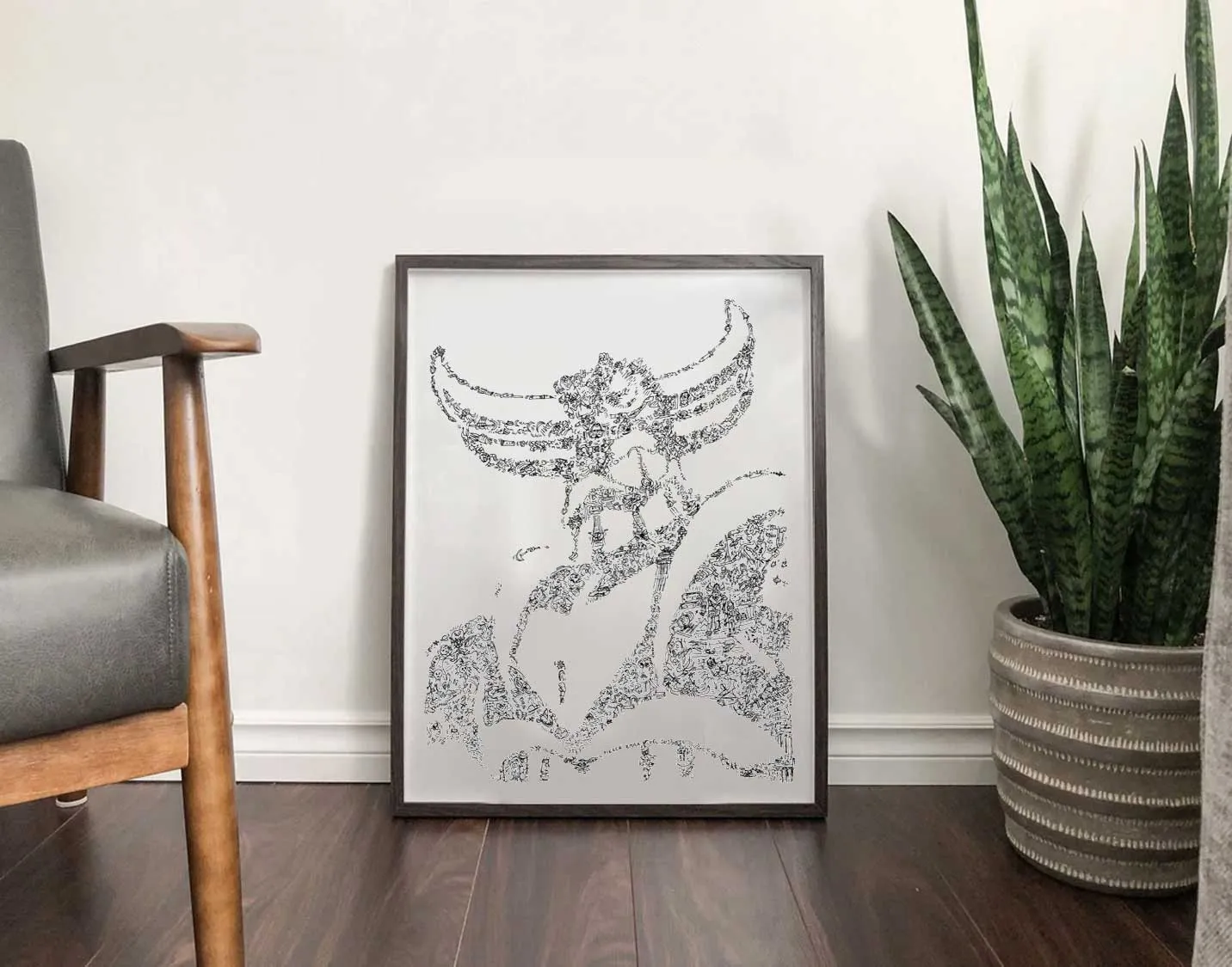 DrawInside Ufo Robot Grendizer affiche A3 Goldrake robot
