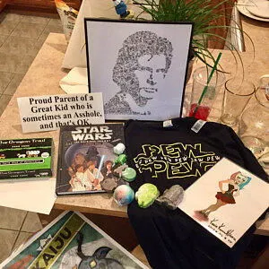 DrawInside Han Solo affiche 20x20 cm Star Wars