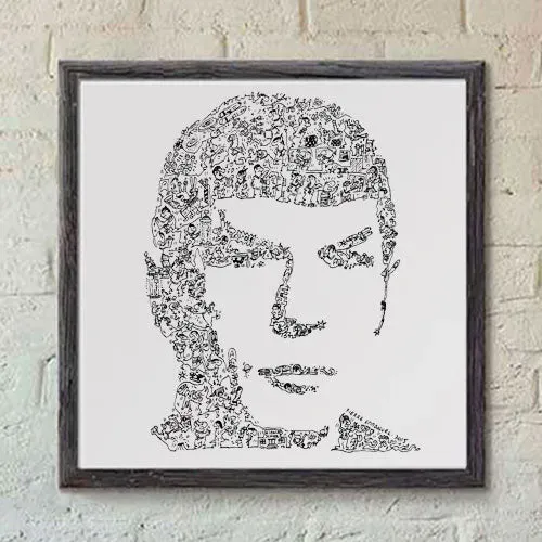 DrawInside Spock affiche 20x20 Star Trek