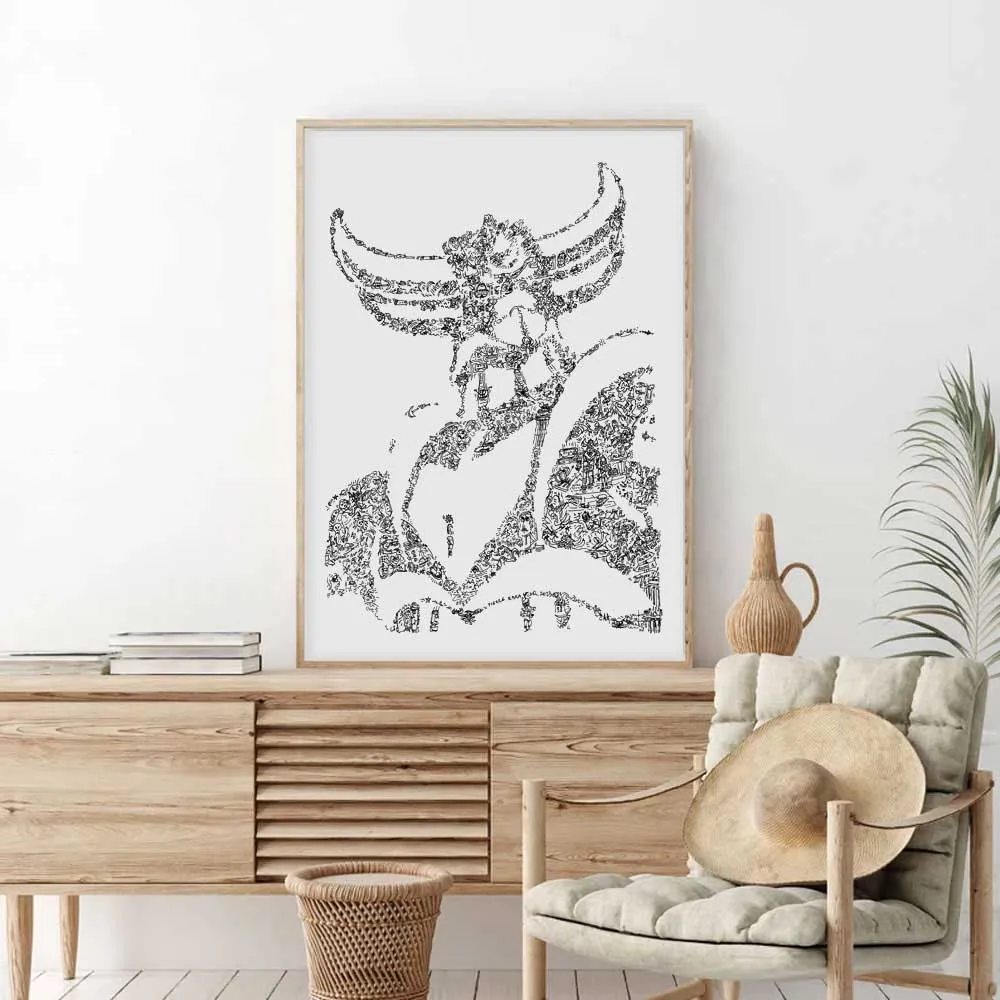 DrawInside Ufo Robot Grendizer affiche A3 Goldrake robot