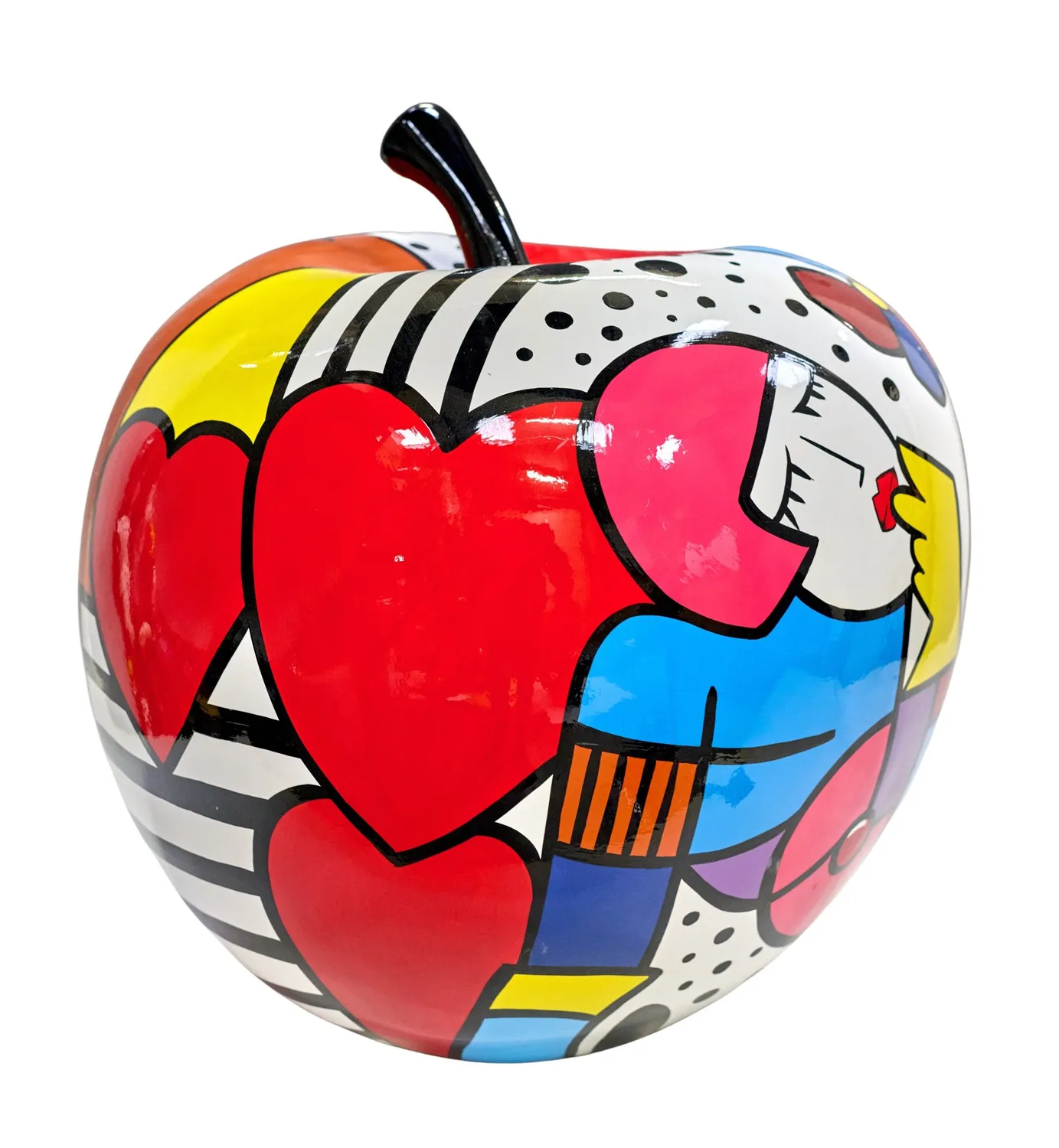 Lacorne Décoration D361 pomme sculpture 50 cm fruit déco
