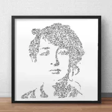 DrawInside Camille Claudel affiche 30x30 cm sculpture