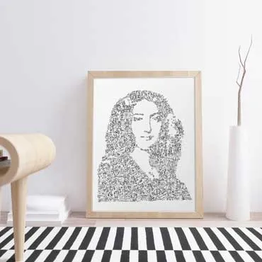 DrawInside George Sand affiche A4 littérature