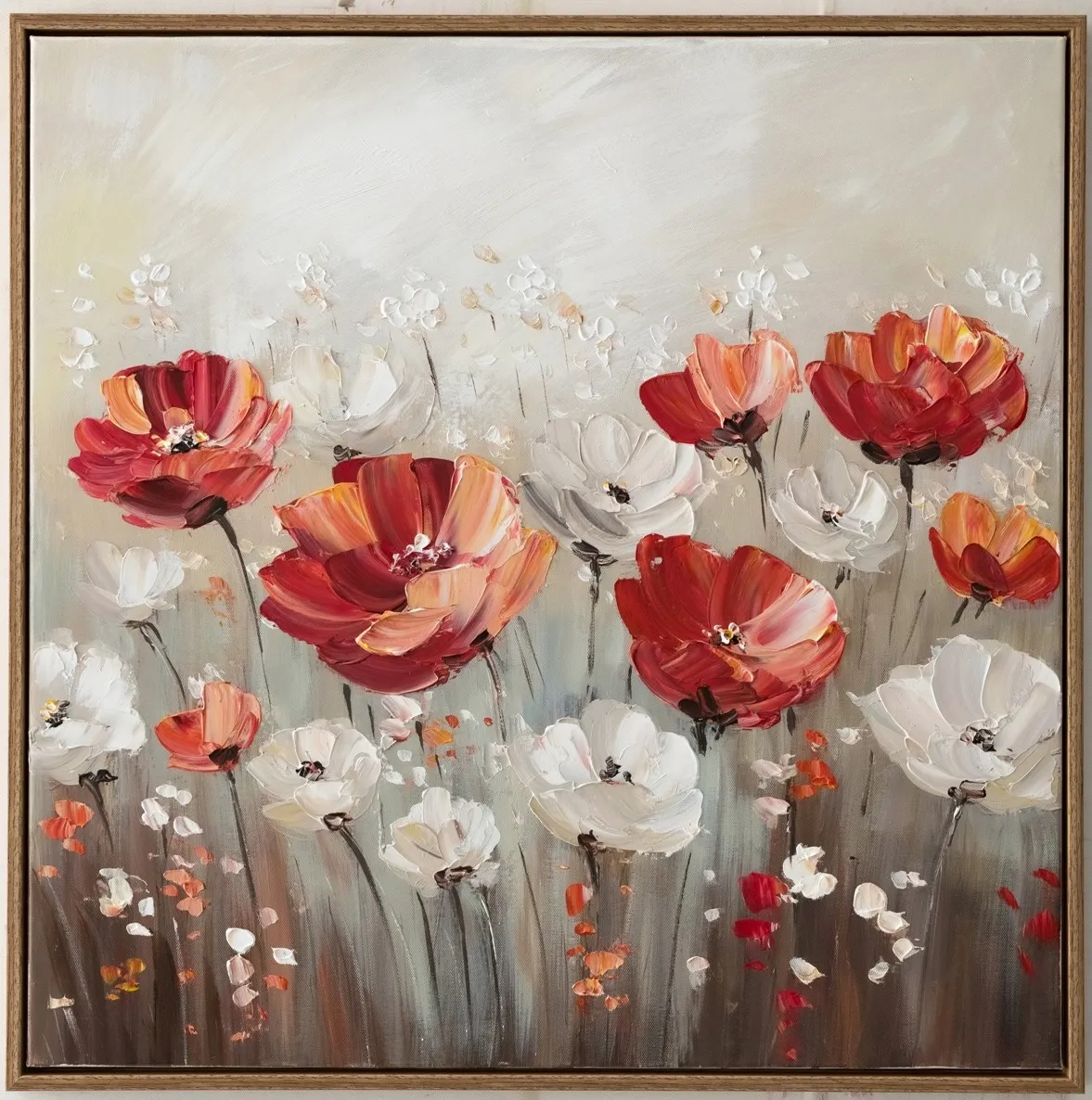 Lacorne Décoration 35663 Symphonie Florale tableau 60x60 cm floral