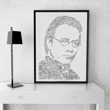 DrawInside Bill Adama Husker affiche A4 série
