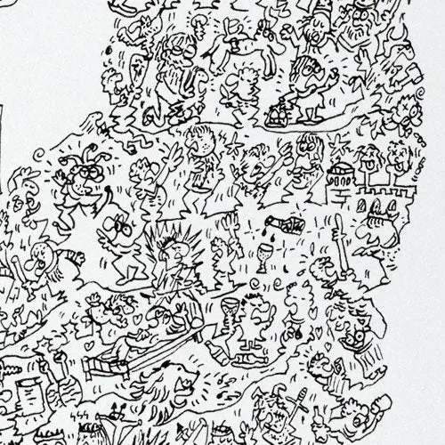 DrawInside Tyrion Lannister affiche 20x20 cm signée