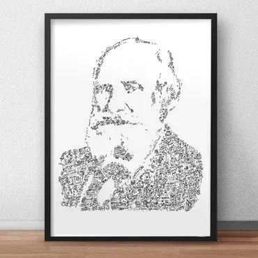 DrawInside Ivan Pavlov affiche A4 science chien