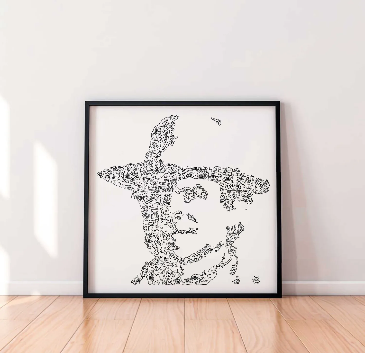 DrawInside Terence Hill affiche 20x20 cm western