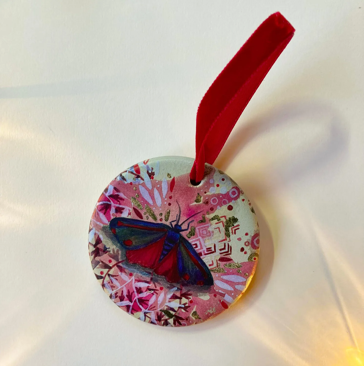 Helena Perry Cinnabar Jasmine décoration céramique double-face