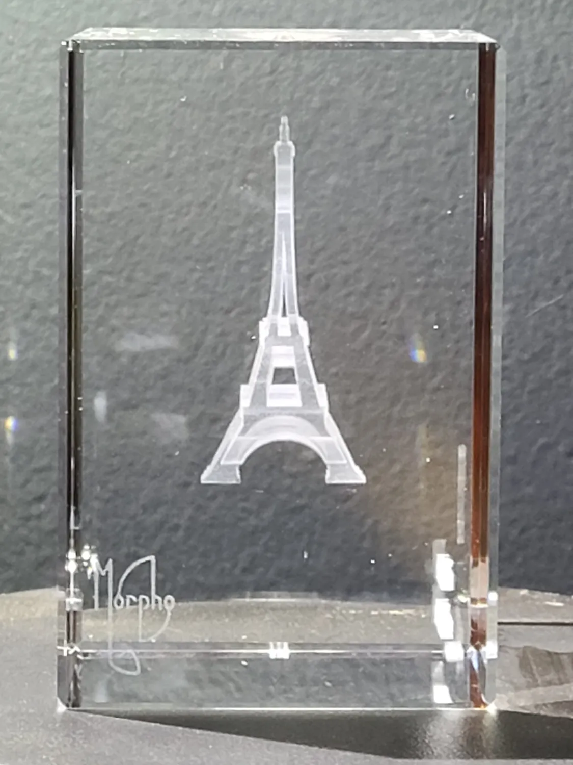 Le Digraphe Morpho Tour de France bloc verre gravé 250 ex