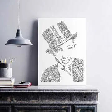 DrawInside Joséphine Baker affiche A3 papier mat signé