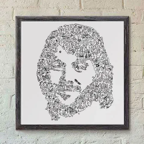 DrawInside Benny Anderson ABBA affiche 30x30 cm musique