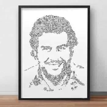 DrawInside Pablo Escobar affiche A3 Medellin