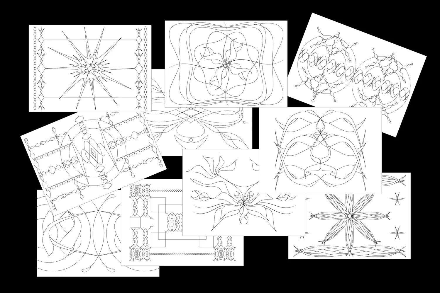 Celineclic And Create Mandala coffret coloriage 10 dessins A5