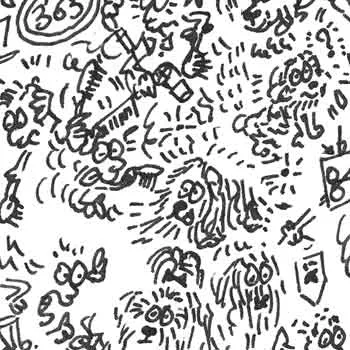 DrawInside Shih Tzu affiche A3 chien de compagnie