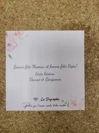 Le Digraphe Original digraphe personnalisé 2 prénoms fête des mères