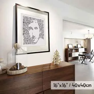 DrawInside Townshend affiche 20x20cm The Who rock