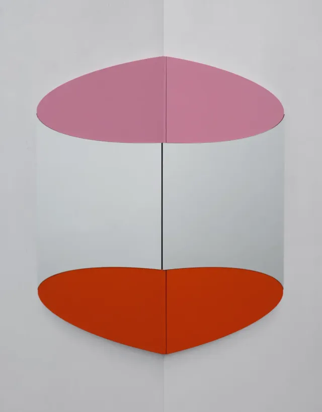 Risette Silo miroir d'angle 27x20 cm double