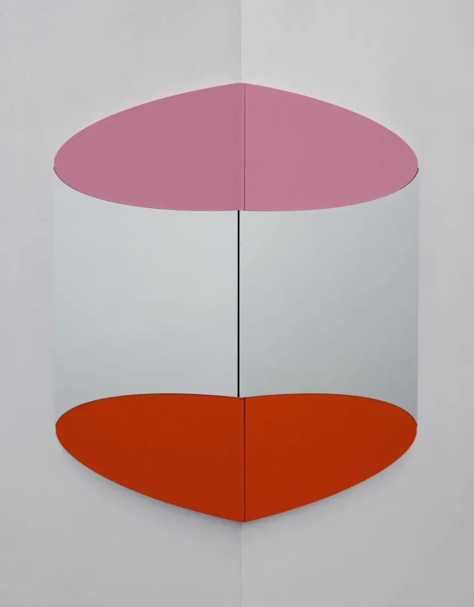 Risette Silo miroir d'angle 27x20 cm double