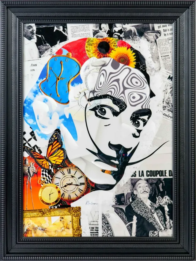Lacorne Décoration Dali Newspaper 240704 tableau 80x60 cm