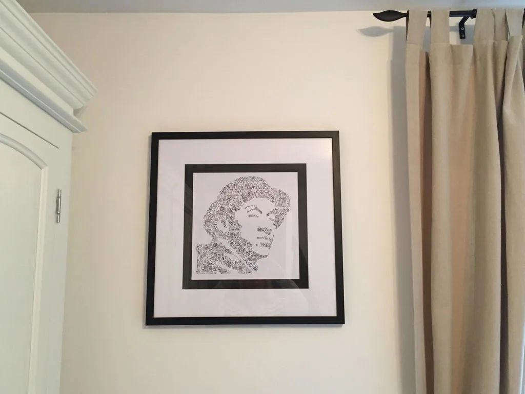 DrawInside Marcus Miller poster 30x30 jazz funk