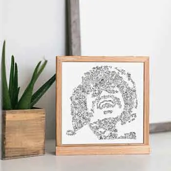 DrawInside James Brown affiche 30x30 cm funk