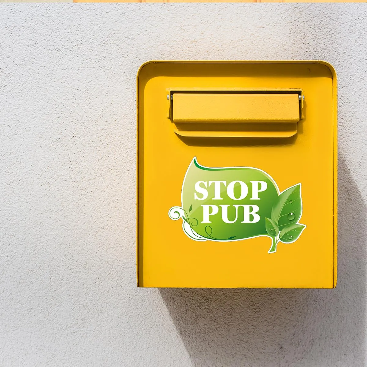 Ambiance Sticker Stop Pub Nature autocollant 7x10 cm