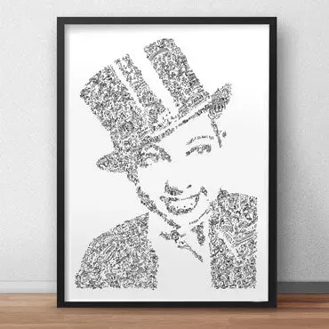 DrawInside Joséphine Baker affiche A3 papier mat signé