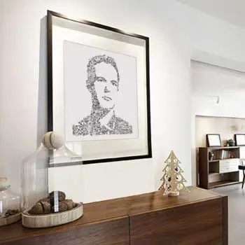 DrawInside Brandon Flowers - The Killers affiche 30x30 cm