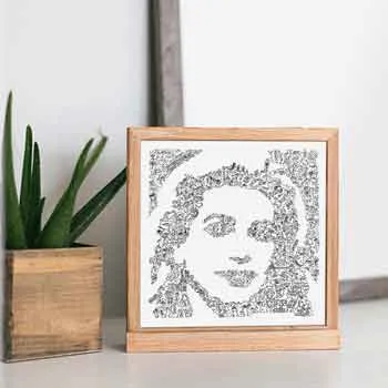 DrawInside Catherine Deneuve affiche 30x30 cm cinéma