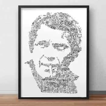 DrawInside Steve McQueen affiche A4 21x30 cm cinéma