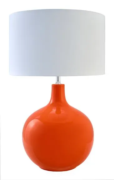 Lacorne Décoration 348/O lampe orange 56 cm salon