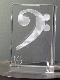 Le Digraphe Morpho Sur Mesure bloc verre 6x6x9 cm