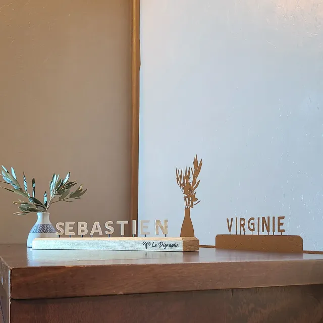 Le Digraphe Original couple décoration illusion d'optique sur mesure